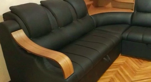 Перетяжка кожаного дивана. Курганинск